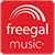 Red Freegal Music Website Square Logo